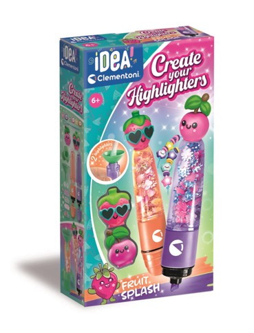 Clementoni - Create Your Highlighters Fruit Splash (Pack By 2) (I-18395)
