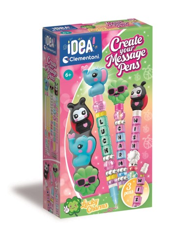 Clementoni - Create Your Message Pen Lucky Charms (Pack By 3) (I-18402)