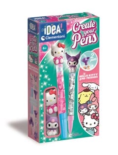 Clementoni - Create Your Pens: Hello Kitty & Kuromi (I-18432)