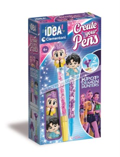 Clementoni - Create Your Pens: K-Pop Demon Hunters Zoey And Mira (I-18478)