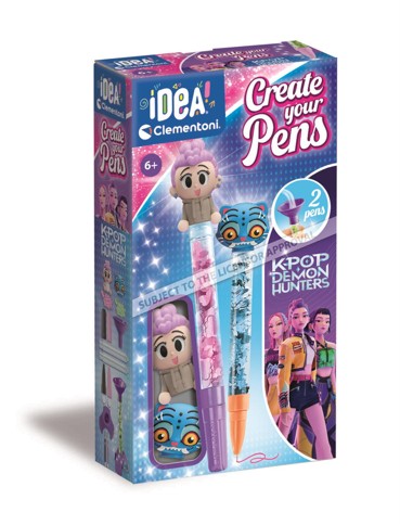 Clementoni - Create Your Pens: K-Pop Demon Hunters Sussy And Derpy (I-18479)