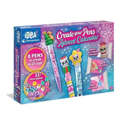 Clementoni - Create Your Pens, Advent Calendar (I-18485)