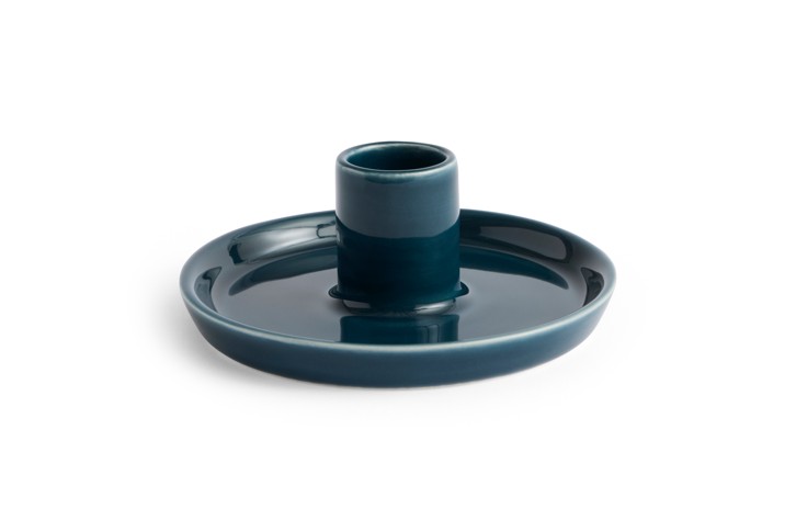 HAY - Disc Kerzenhalter Small - Dunkelpetrol