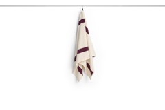 HAY - Wzorzysty Ręcznik Kąpielowy - W70 x L140 cm - Burgundowy