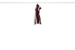 HAY - Wzorzysty Ręcznik - W40 x L60 cm - Burgundowy
