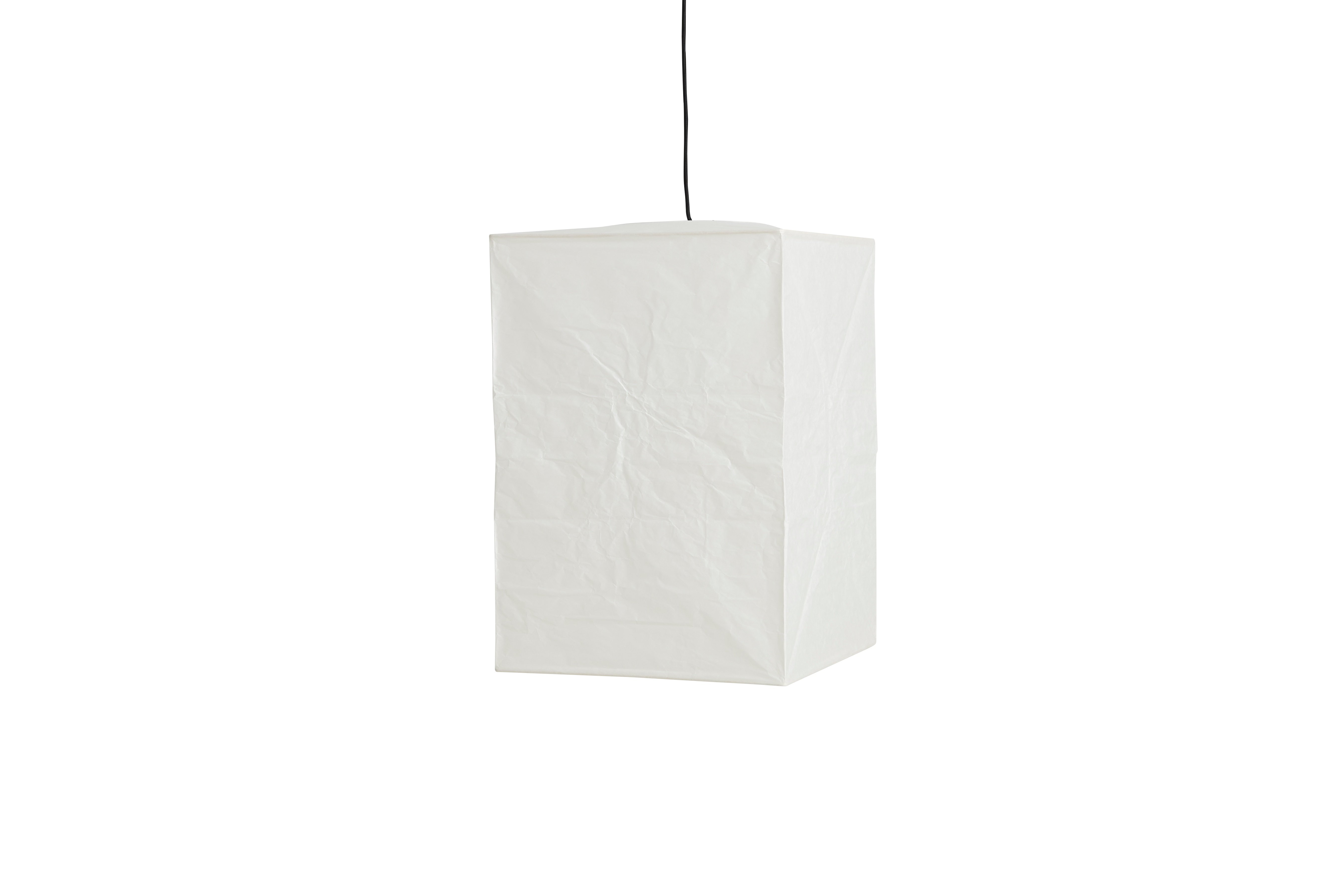 HAY - Papieren Lampenkap - Klassiek Wit - Cube High - 38x38x55 cm