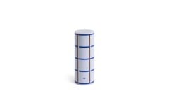 HAY - Column Ljus Medium - H20 cm - Ljusblå & Blå & Bordeaux & Silver