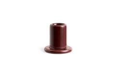 HAY - Tube Kerzenhalter Small - H5 cm - Kastanienbraun