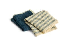 HAY - Canteen Ścierka do Naczyń - S31 x D31 cm - Żółty & Zielony - Zestaw 2 szt.