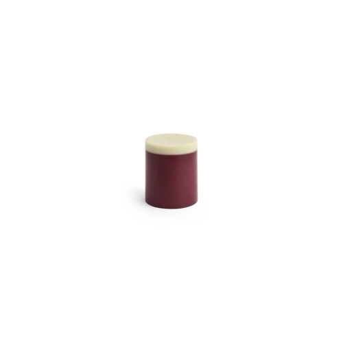 HAY - Silo Ljus Medium - Ø9.5 x H11 cm - Bordeaux & Lime