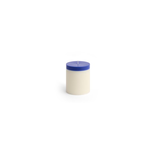 HAY - Silo Ljus Medium - Ø9.5 x H11 cm - Elfenben & Kungligt