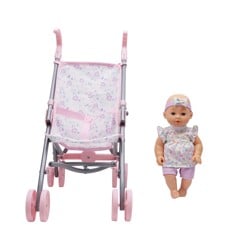 Happy Friend - Teresa Doll 30cm with stroller set (504259)