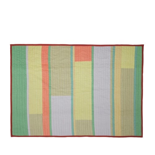 Hübsch - Pavilion Plaid - Block Coral/Multicolour - 140x200cm