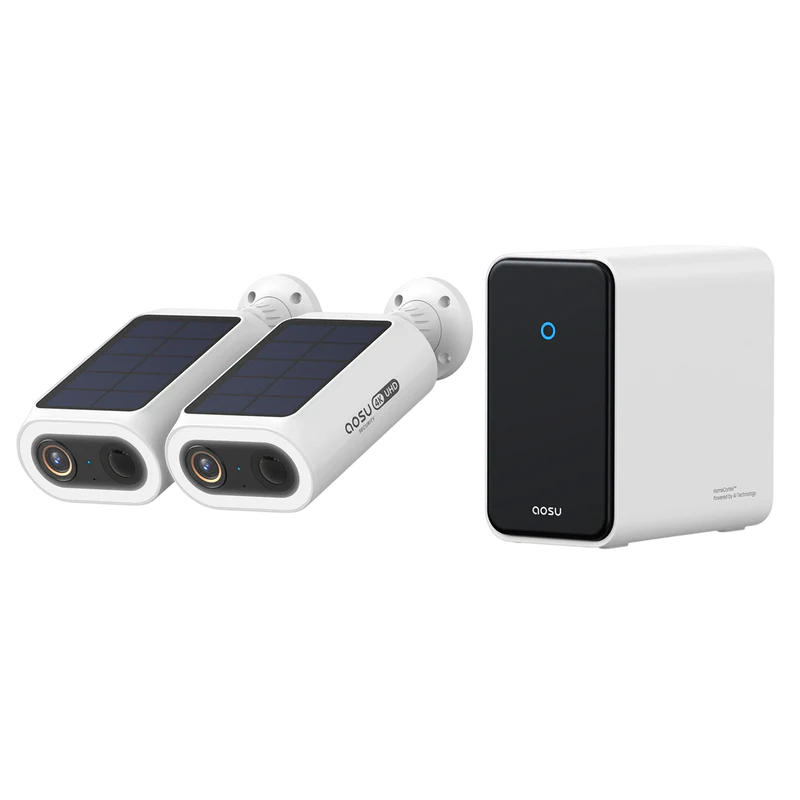 aosu 4K SolarCam P1 Max met aosuCortex System 2-camera kit