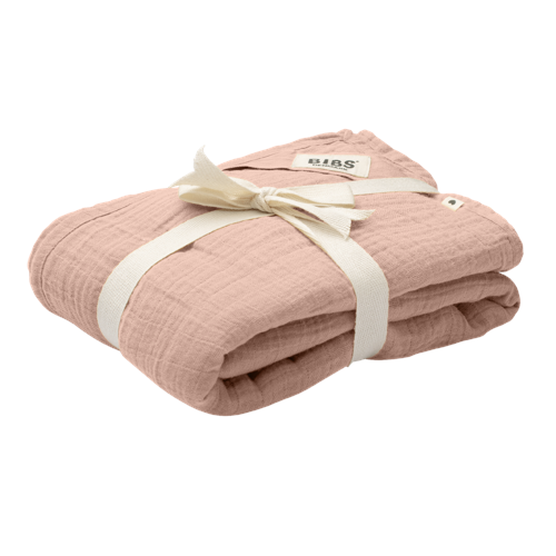 BIBS - Muslin Swaddle - Blush - 120x120cm