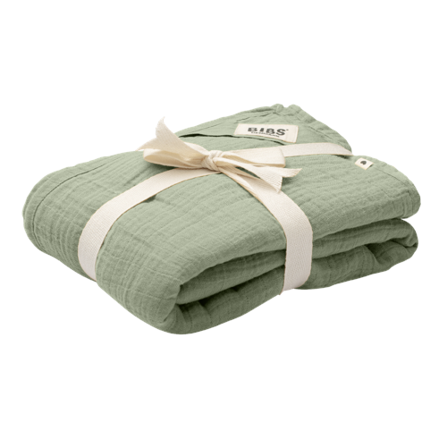BIBS - Muslin Swaddle - Sage - 120x120cm