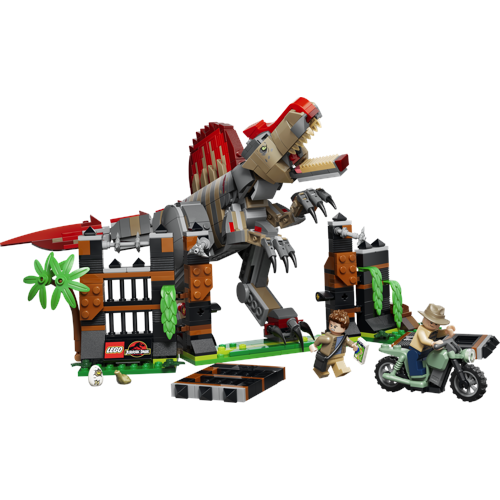 Dinosaurieflykt med spinosaurus