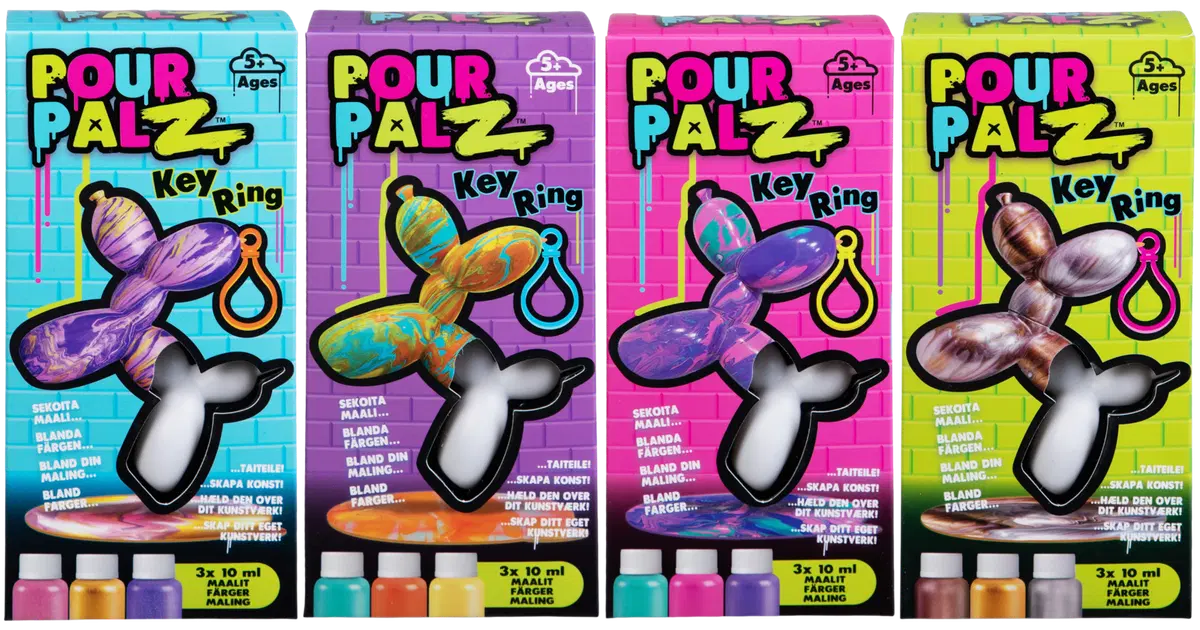 Pour Palz - Balloon Dog Keyring (33130163)