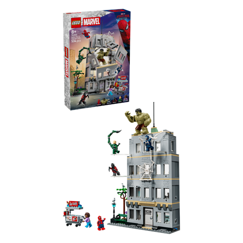 Episk sammandrabbning med Spider-Man mot Hulk