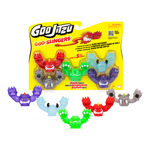 Goo Jit Zu - Meteor Madness S2 Heavy Slingers 5PK (43157)