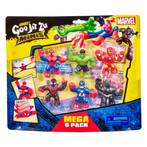 Goo Jit Zu - Marvel Minis S4 6PK (41414)