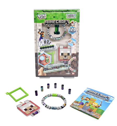 Sticki Rolls - Sticki Clip & Bracelet Minecraft (SRMC400)