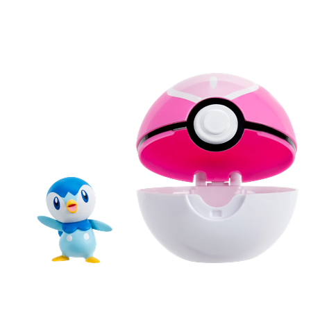 Pokémon - Clip N Go Piplup with Love Ball (PKW4613)