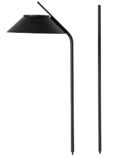 Stelton - Vinkel LED-Solar-Erdspießleuchte - Black