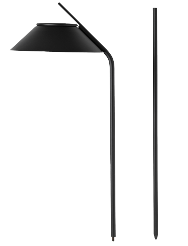 Stelton - Vinkel LED Solar Lamp with Spike - Black