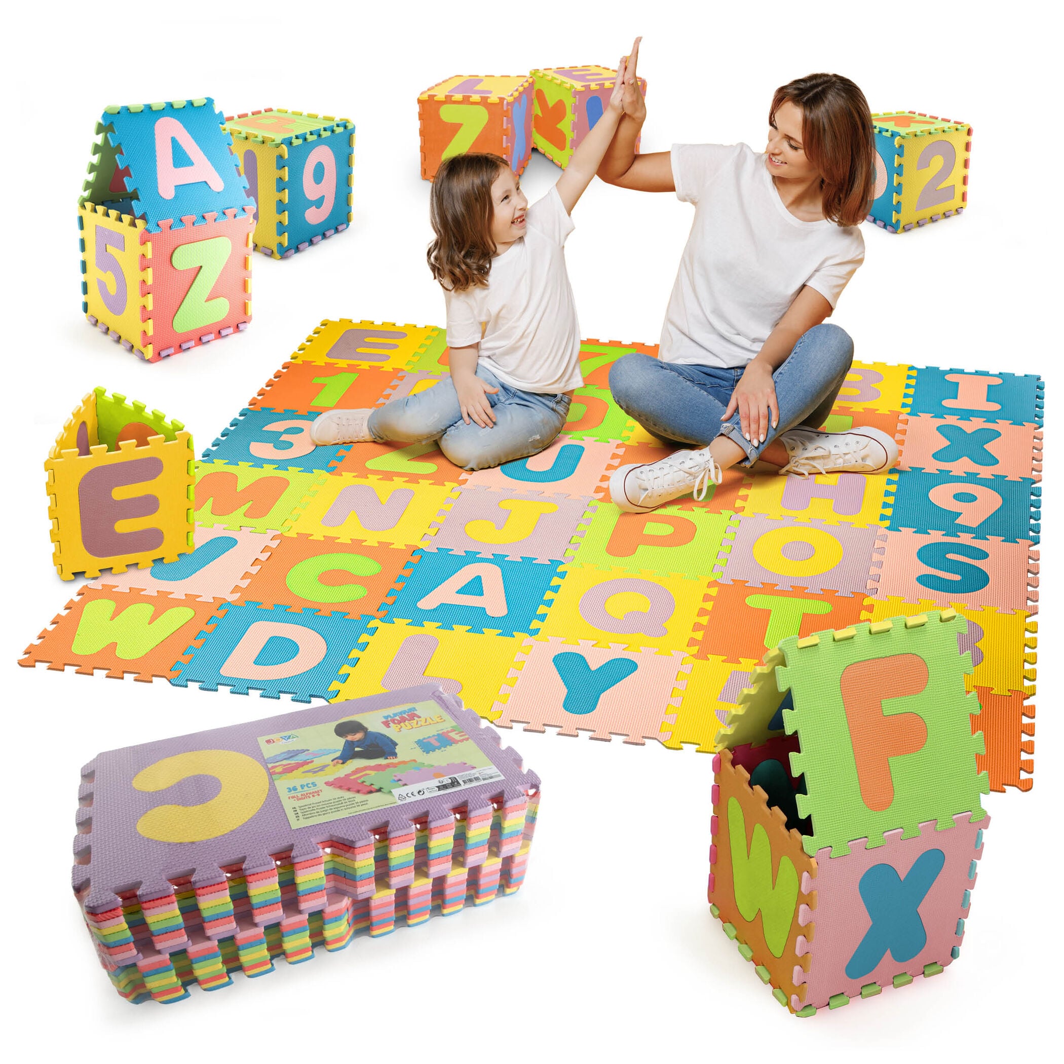 JOYA - Floormat Puzzle 30x30 cm, 36 pcs (981052)