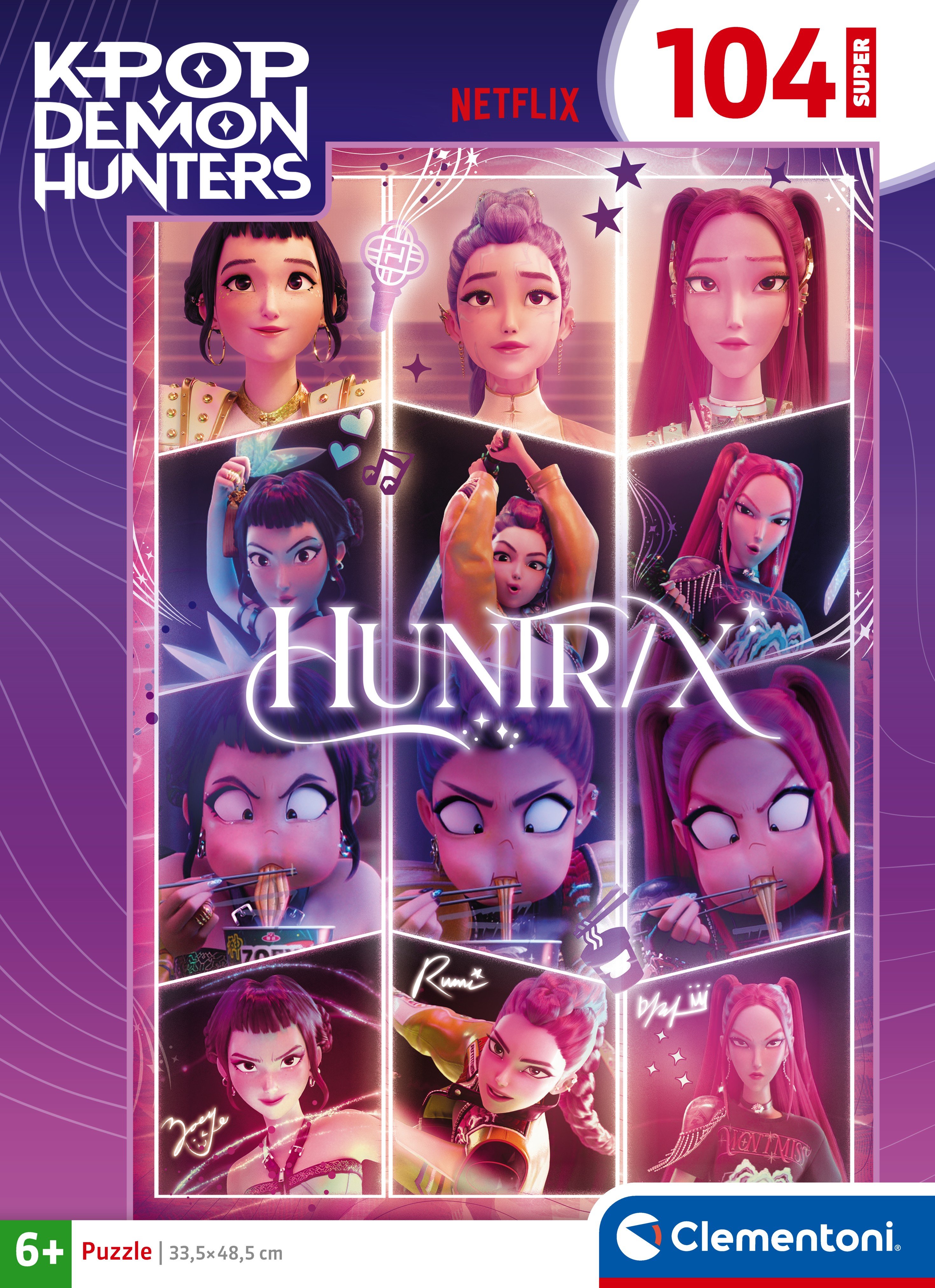 Clementoni - Puslespil K-Pop Demon Hunters 2, 104 brikker