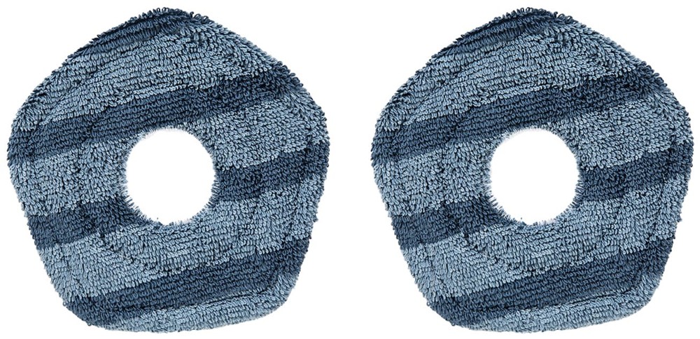 Anker - Eufy Accessory-2 Washable Vacuum Mop Cloths, Compatible X10 Pro Omni X9 Blue