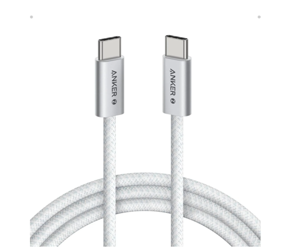 Anker - Zolo USB C to USB C 240W Braided Fast Charging Cable A8060