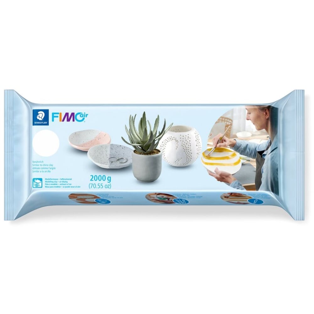FIMO - Air Basic Modellér – 2000 g – Hvid