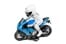 TEC-TOY - Motorcycle T-R R/C 1:10 2,4GHz w/light, blue (471280)