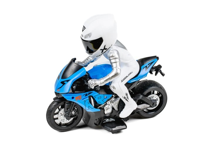TEC-TOY - Motorcycle T-R R/C 1:10 2,4GHz w/light, blue (471280)