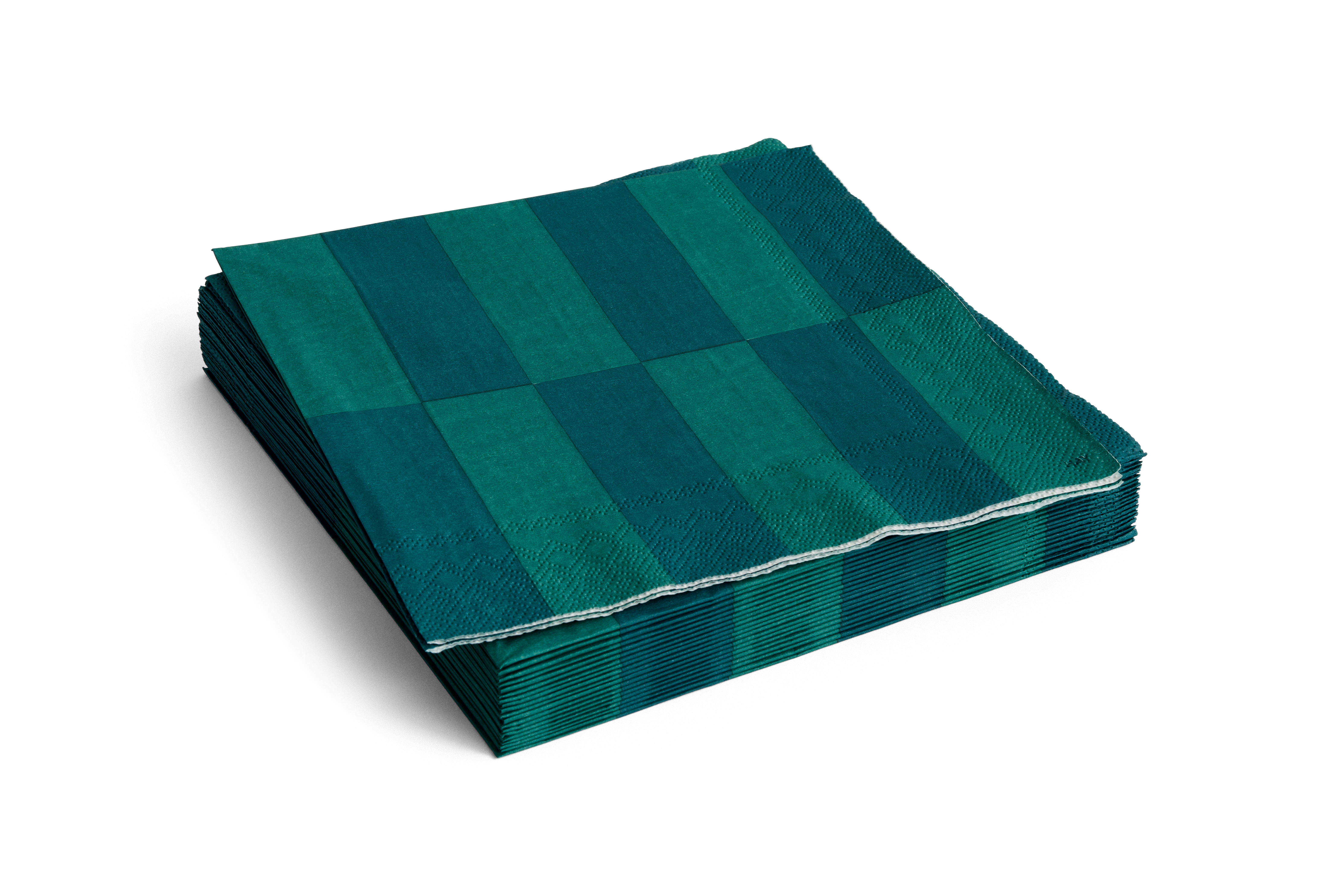 HAY - Pattern Dinerservetten - Set van 20 - Groen & Donkergroen