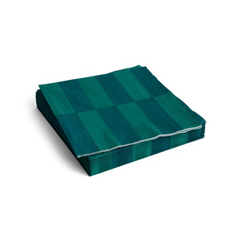 HAY - Pattern Middagsservetter - Set med 20 - Grön &