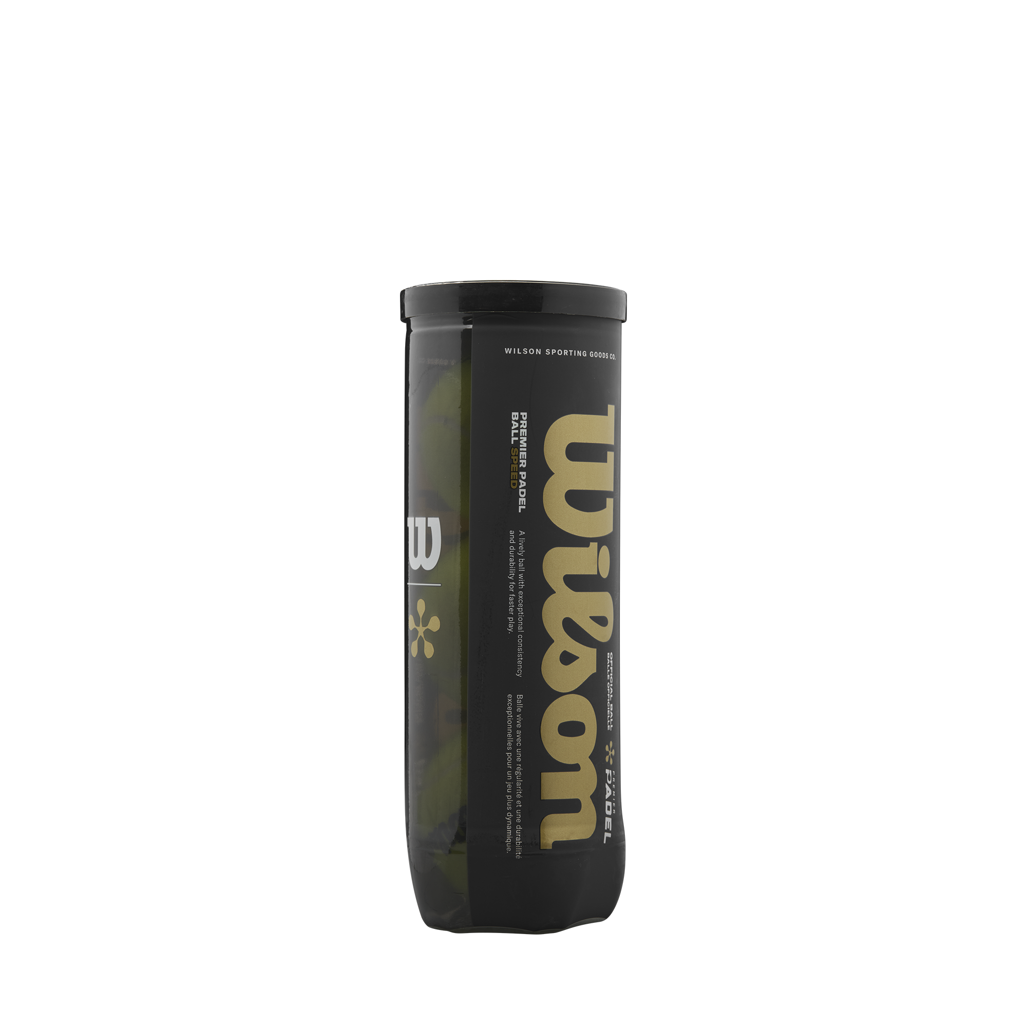 Wilson - Premier Padel Speed Bolde 3-Pack - Hurtigere Spil på Langsomme Baner - Officiel Tour Bold