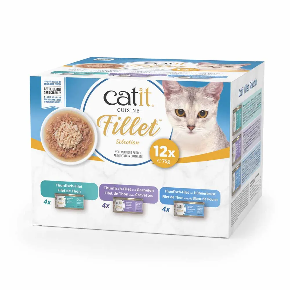 Catit - Cuisine Tun Fillet - Variopakke12 Stk - 75g
