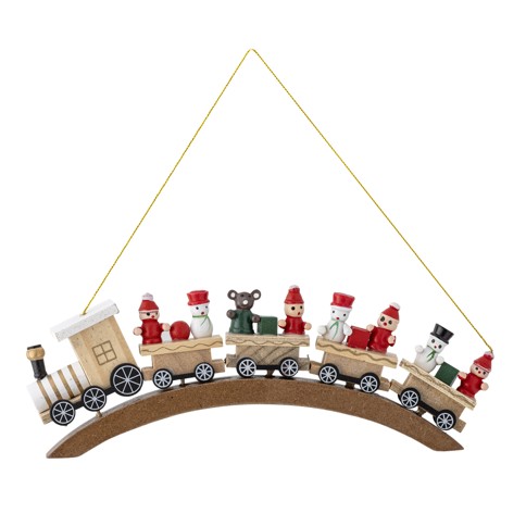 Bloomingville - Bertie Ornament - Red - Birch
