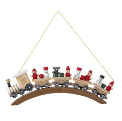Bloomingville - Bertie Ornament - Red - Birch
