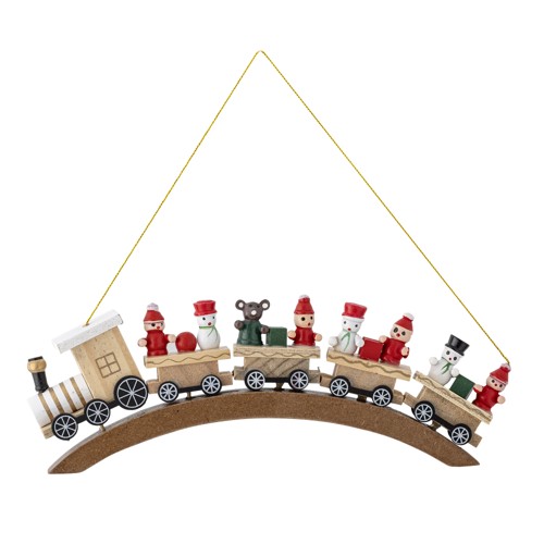 Bloomingville - Bertie Ornament - Red - Birch