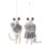 Bloomingville - Peo Ornament - Grey - Wool
