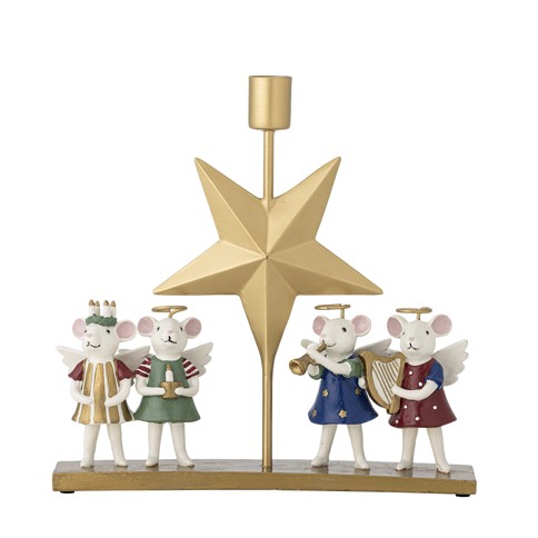 Bloomingville - Peo Candle Holder - Multi