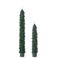 Bloomingville - Ponza LED Candle - Green - 10 cm