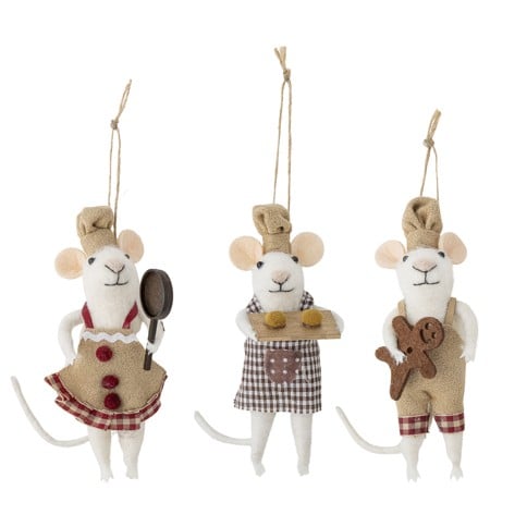 Bloomingville - Peo Ornament - Brown - Wool