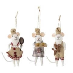 Bloomingville - Peo Ornament - Brown - Wool