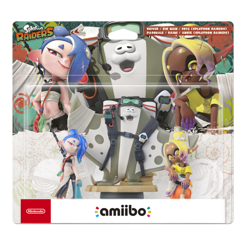 Amiibo Shiver, Big Man & Frye (Splatoon Raiders)