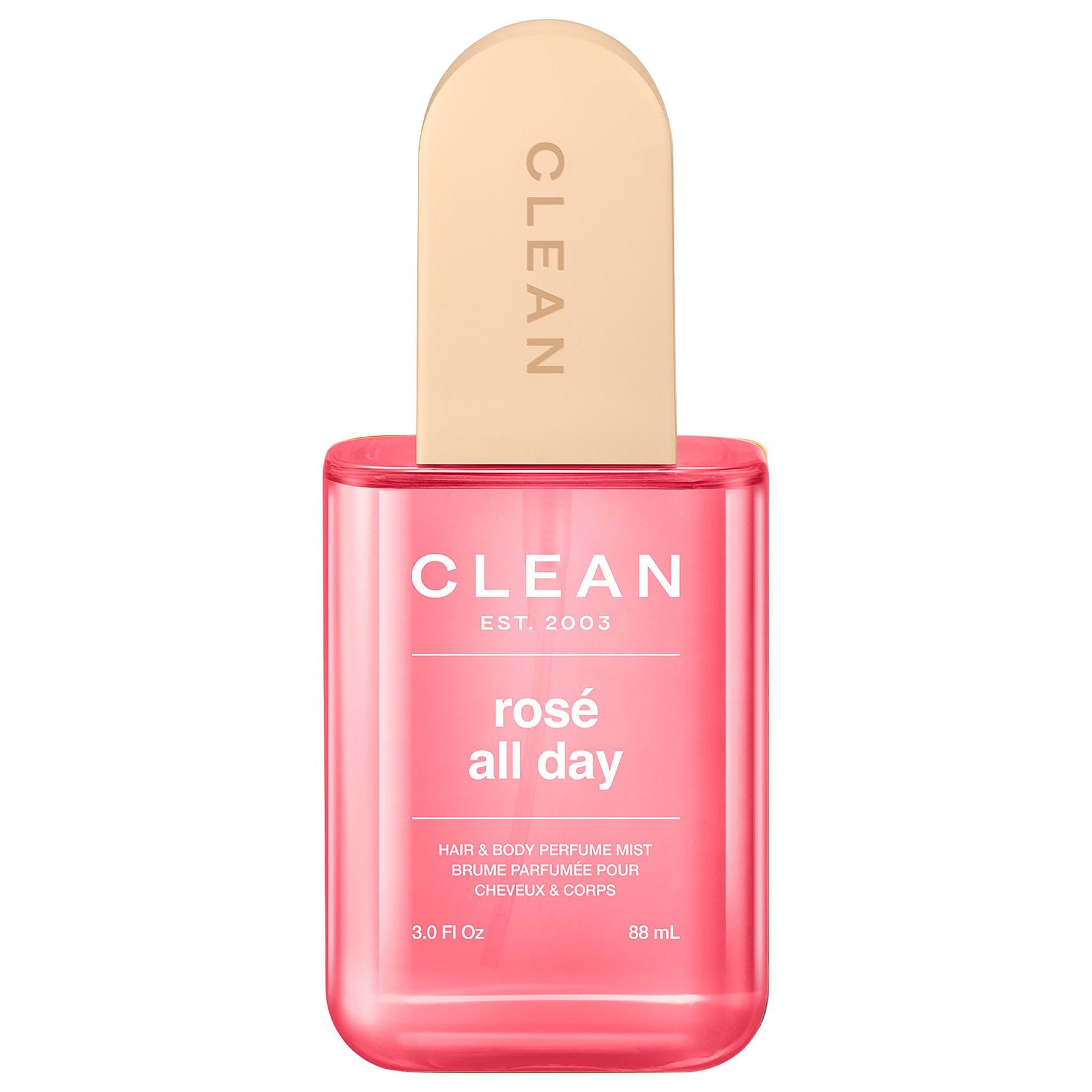 Clean - Rosé All Day Hair & Body Perfume Mist 88 ml